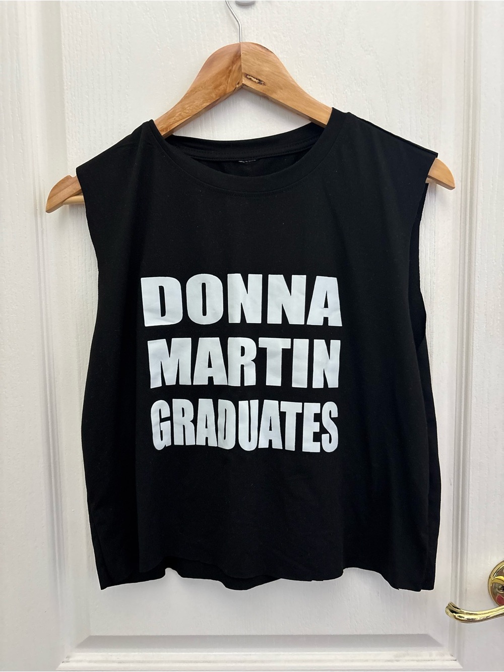 Donna Martin Graduates Woman’s Sleeveless Graphic Tank - Black
